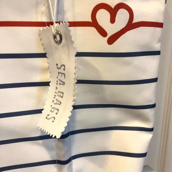Sea Bags of Maine Large Striped Tote - NWT - Picture 2 of 5